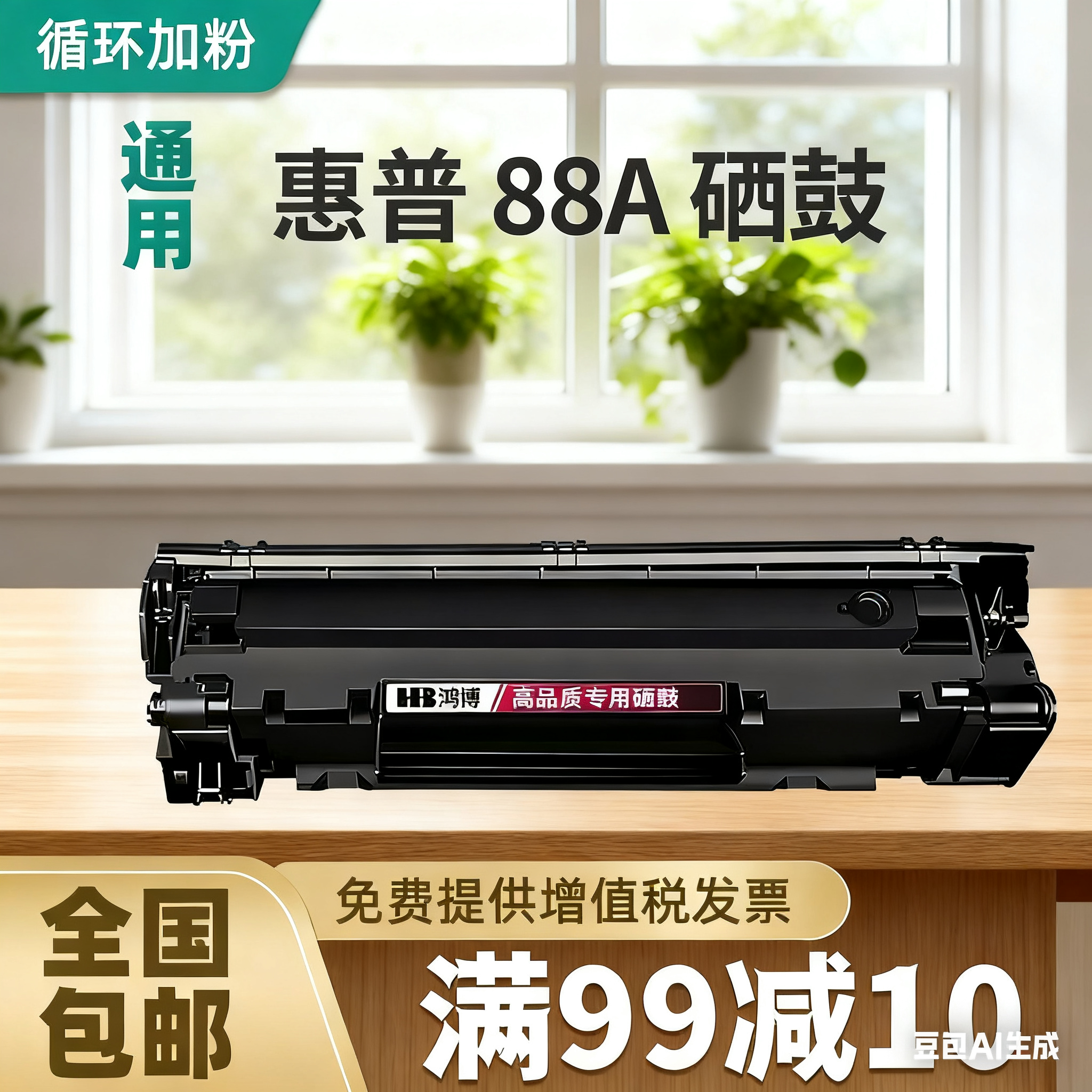 通用惠普388A打印机硒鼓易加粉