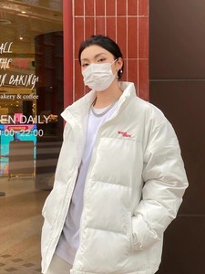 wh8sis正品whoosis羽绒服不知其名秋冬保暖外套男款baby蓝棉服女