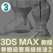 3dsmax skeleton setting advanced technique 2 constraint number controller leg IK control system video tutorial