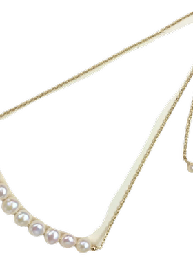 2025新款项链女小众设计感高级轻奢气质百搭锁骨链微笑遮疤项链