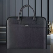 手提文件包男士 公文包牛津布文件袋双层商务电脑包办公资料会议包