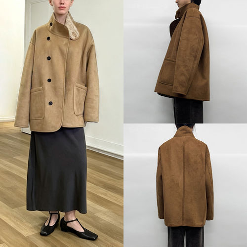 【现货】LOW CLASSIC 26FW 新款双面穿羊羔毛夹克 DOUBLEBOO