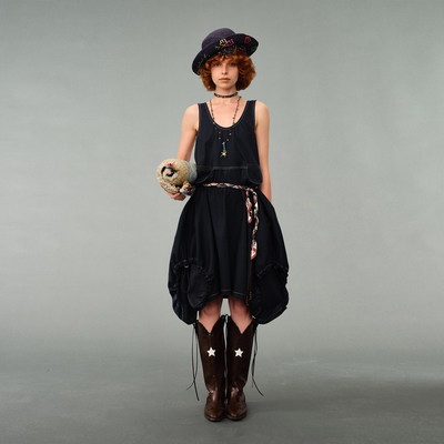 【现货】AUBRUINO 26SS 春夏新款抽绳降落伞裙 DOUBLEBOO