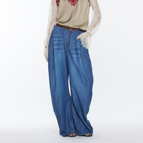 【现货】YCH 26PS早春新款 收腰牛仔裤 DOUBLEBOO