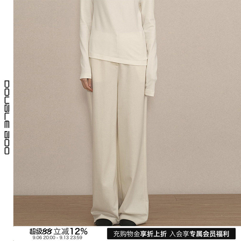 【现货】Piacevole e 25AW 低腰阔腿裤 DOUBLEBOO图片
