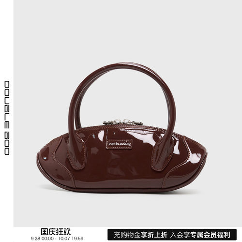 【现货】LOST IN ECHO 长柄饺子形保龄球腋下包手提包 DOUBLEBOO