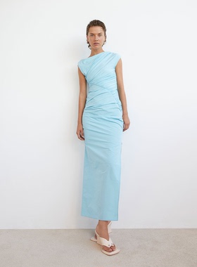 【现货5折】Paris Georgia 24SS 侧开叉弹力收腰无袖连衣裙