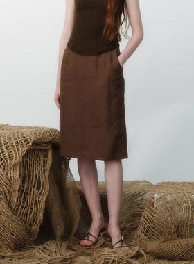 【现货】UNCHATGRIS 26SS 春夏新款刺绣装饰半裙 DOUBLEBOO