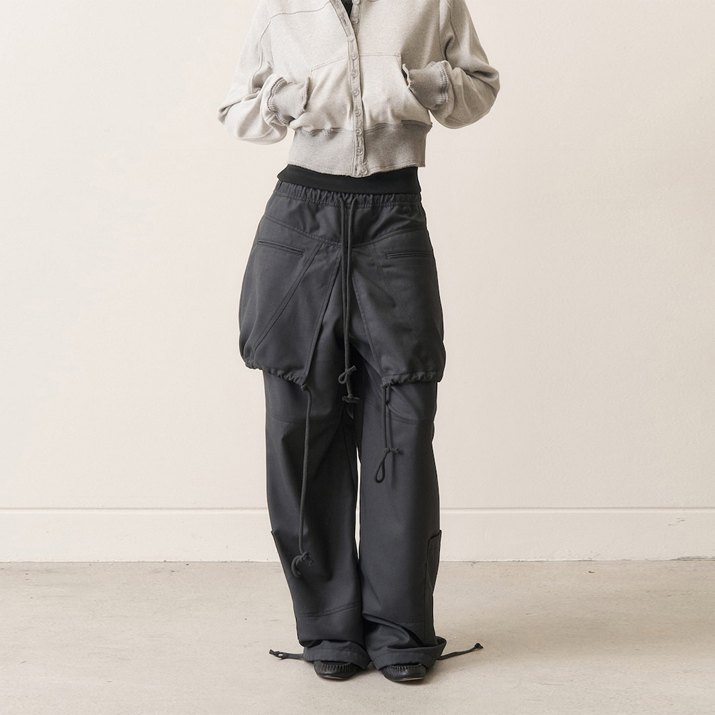 【现货】ODLYWORKSHOP 25SS 分层长裤 DOUBLEBOO