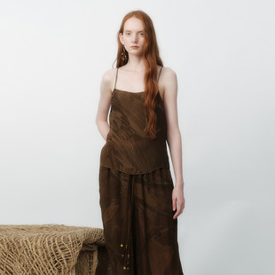 现货 印花吊带 UNCHATGRIS 春夏新款 DOUBLEBOO 26SS