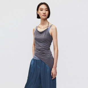 分层不对称上衣吊带背心 DOUBLEBOO 春夏新款 26SS 现货 YCH