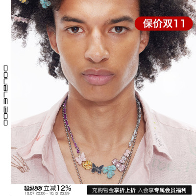 【现货】TysGrocery 25AW 综合蝴蝶结项链 DOUBLEBOO