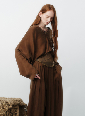 【现货】UNCHATGRIS 26SS 春夏新款多种穿法长袖上衣 DOUBLEBOO