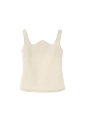 RECTO 24AW 新款弧形领修身吊带背心无袖上衣 DOUBLE BOO 买手店