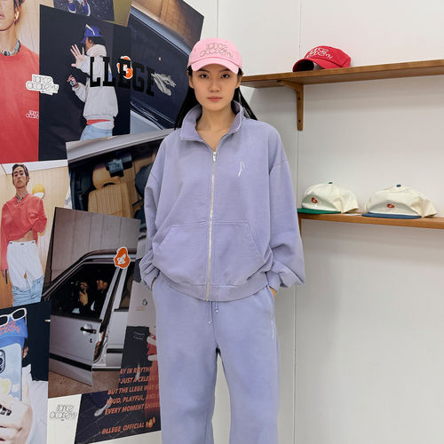 【现货】LLEGE 26SS 新款毛圈布拉链开衫外套 DOUBLEBOO
