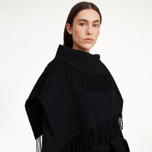 【现货】By Malene Birger 26PF 新款流苏披肩 DOUBLEBOO