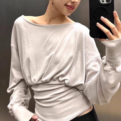 【现货】CERRIC 26SS 春夏新款后背垂褶上衣 DOUBLEBOO