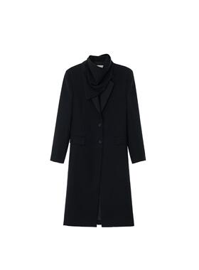 RECTO 24AW 秋冬新款纯羊毛单排扣大衣长款外套 DOUBLEBOO 买手店