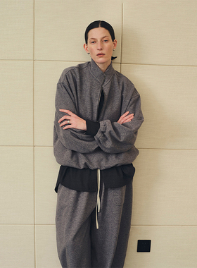 【现货】LAMRONS 25AW 烟灰色气球卫衣 DOUBLEBOO