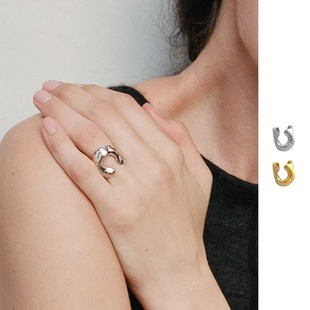 26SS ABOAB Horseshoe Ring DOUBLEBOO 戒指 现货