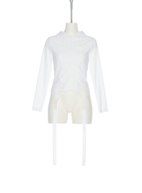 PUSHBUTTON 24PF 蕾丝绑带紧身上衣 DOUBLE BOO 买手店