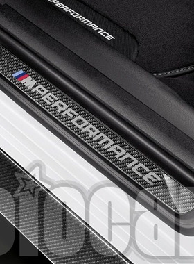 适用宝马G80 M3 G82 M4专用 M Performance碳纤维迎宾踏板 门槛条