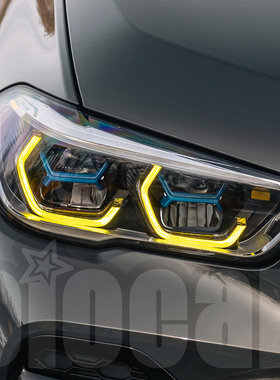 适用于宝马X5M F95 X6M F96改装oiomotors柠檬黄天使眼模块黄金眼