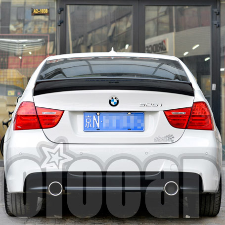 宝马3系E90 M3专用 改装oiomotors V1 LB款碳纤维尾翼 大尾翼