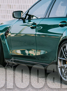 宝马G80 M3 G82 G83 M4专用 Performance MP款干式碳纤维侧裙下巴