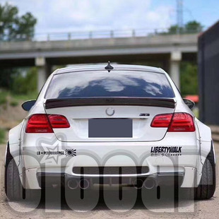 宝马3系E92 M3专用 改装日本LB款碳纤维尾翼 定风翼 大尾翼
