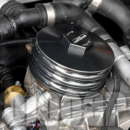 适用于宝马F底盘专用 PSF铝合金锻造机油滤芯上盖 散热盖