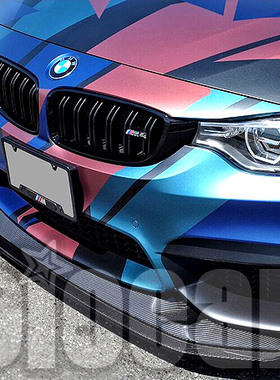 宝马F80 M3 F82 F83 M4专用 M4 GTS款碳纤维2片式前唇