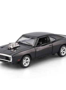 1:32道奇战马合金模型回力声光仿真合金汽车家居精品摆件跨境