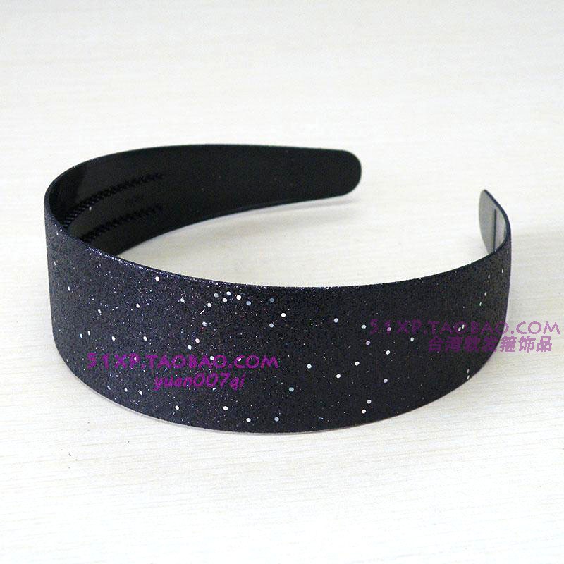 超宽发箍短齿台湾防滑发夹洗脸面