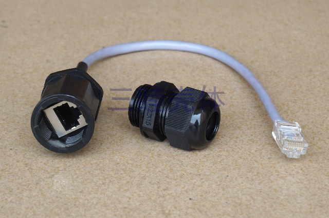 支持千兆防水单线连接器