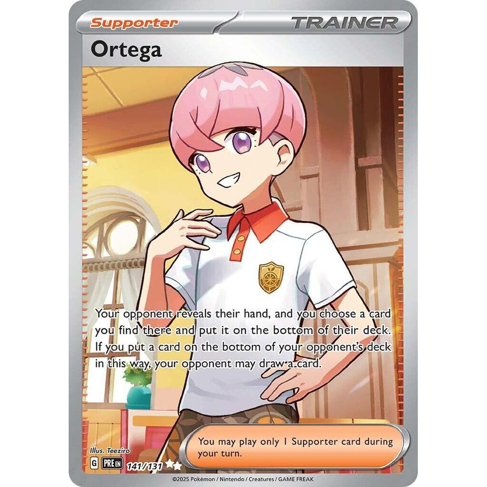 美版英文PTCG宝可梦卡牌棱镜进化PRE 141 奥尔迪加 Ortega