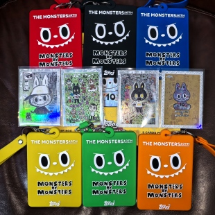 MONSTERS Topps THE 十周年拉布布LABUBU系列收藏卡 Chrome