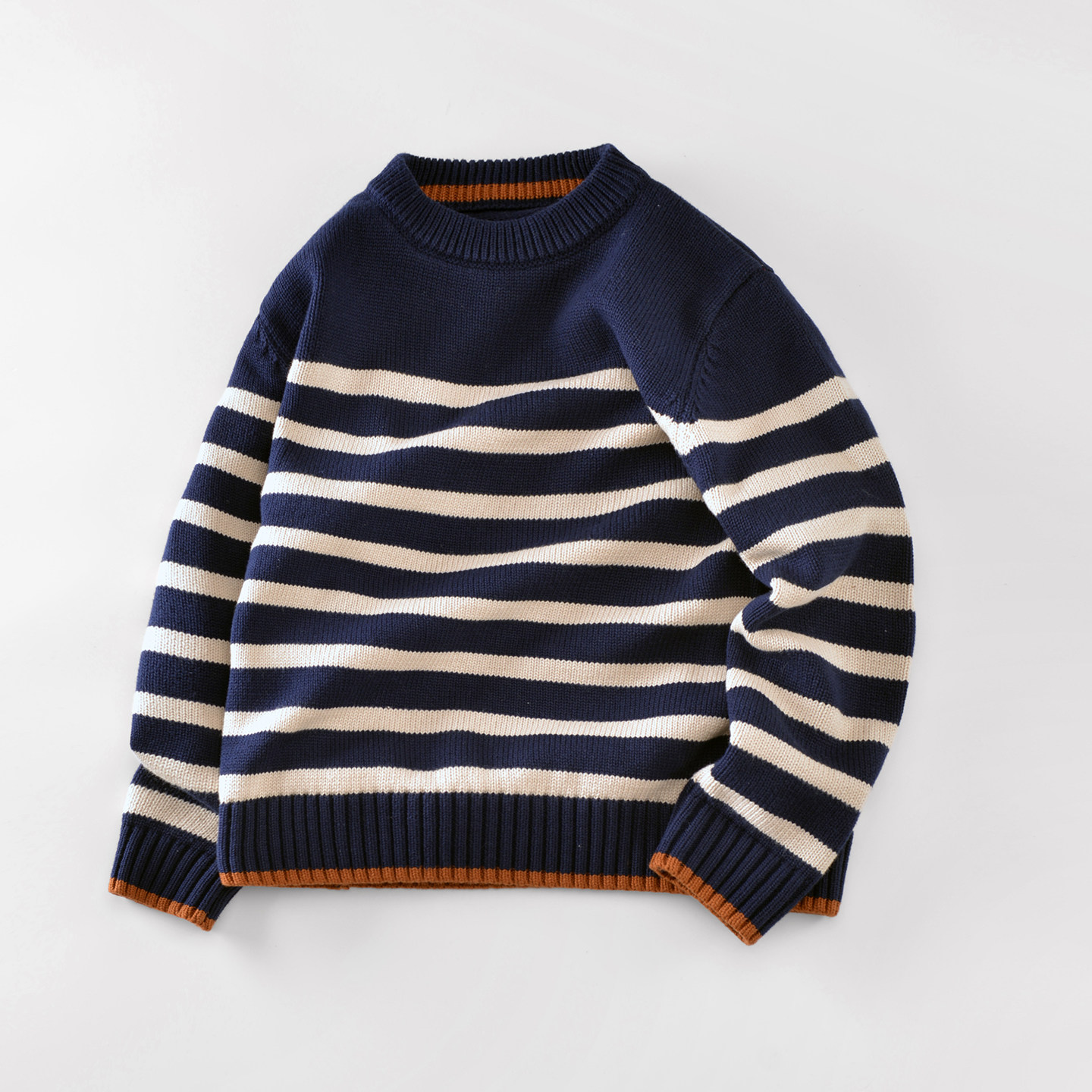 班比纳童装秋冬新款男童毛衣纯棉中大童儿童针织衫打底衫毛衫条纹,童装/婴儿装/亲子装,毛衣/针织衫,淘宝优惠券,粉丝福利购,淘宝优惠卷