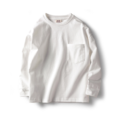 纯棉长袖T恤男童基础款