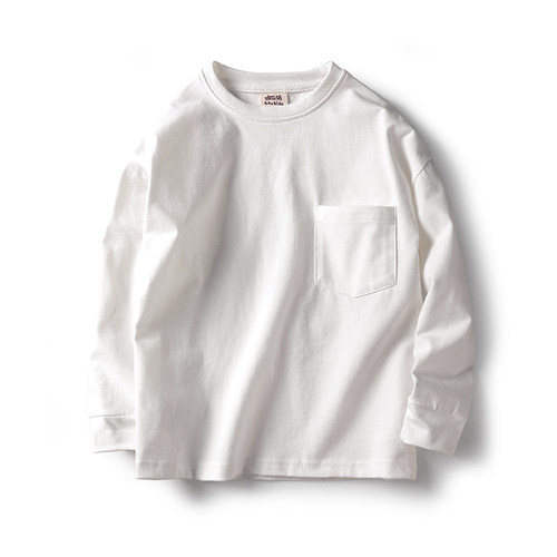 纯棉长袖T恤男童基础款