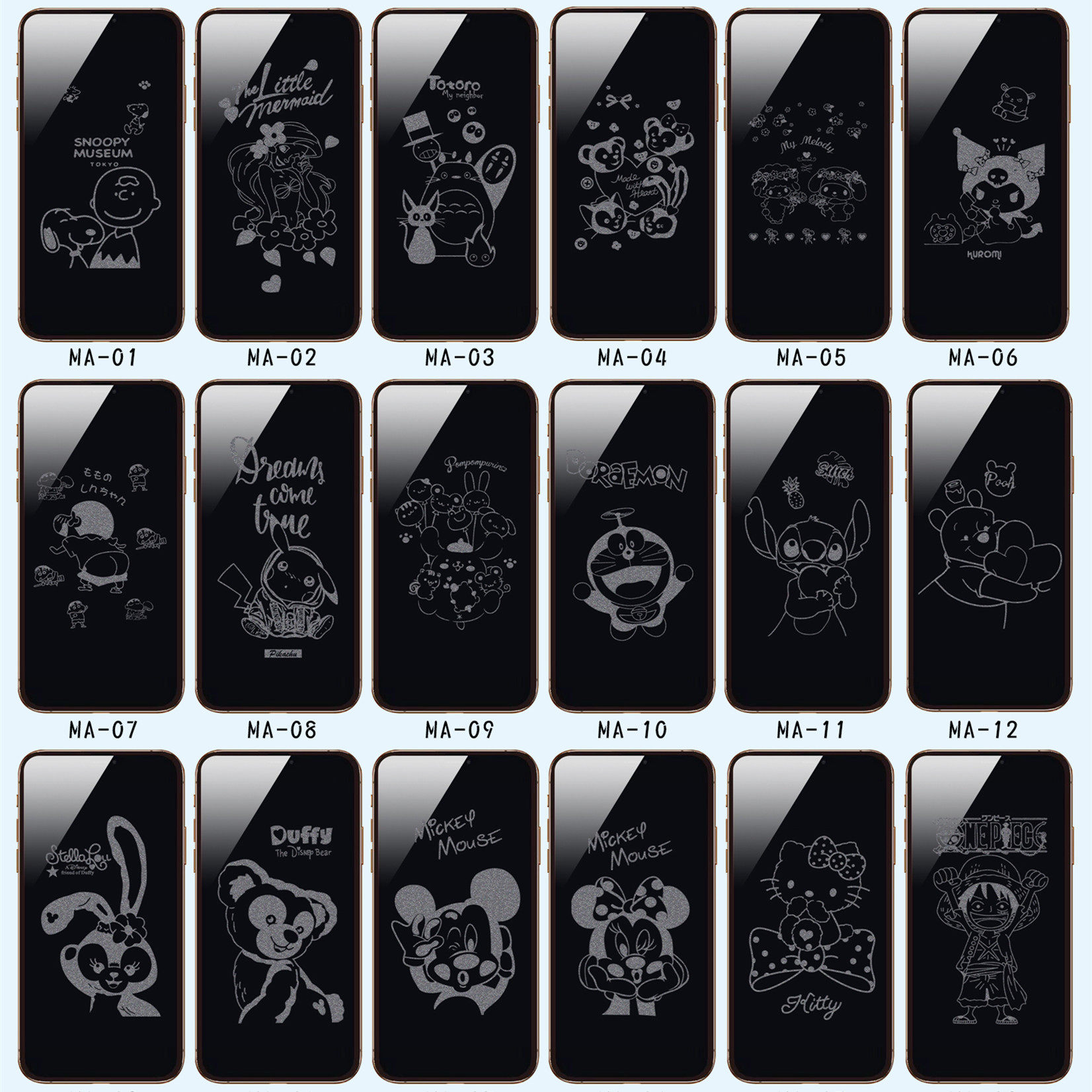 史努比iPhone13息影钢化膜xsmax卡通xr适用苹果13pro手机膜8全屏x