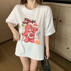 T0130-P25 新款上衣春夏季宽松休闲韩版ins大码女装图片