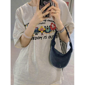 T0139-P25 抖音  春夏新款纯棉短袖T恤女图片