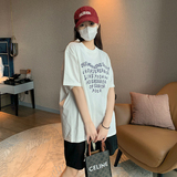 T0329-P25夏装短袖T恤男女同款爱心字母小众设计情侣宽松，女装T恤，星座617A-2