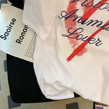 T0296-P2524春夏爱心纯棉短袖夏装短袖T恤男女宽松款，女装T恤，星座617A-2