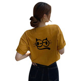 T0360-P30日系卡通印花短袖T恤女夏季宽松小众百搭情侣上衣，女装T恤，星座617A-2