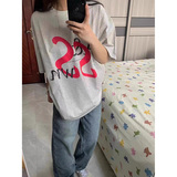 T0278-P252024抖音春夏新款纯棉短袖T恤，女装T恤，星座617A-2