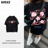 T0395-P30卡通动漫星之卡比印花短袖t恤女高质量纯棉直播品质，女装T恤，星座617A-2