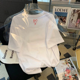 T0296-P2524春夏爱心纯棉短袖夏装短袖T恤男女宽松款，女装T恤，星座617A-2