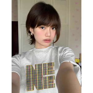 T0238-P25  抖音2025春夏新款纯棉短袖T恤潮图片